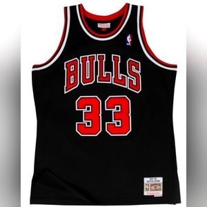 Swingman Jersey Chicago Bulls Alternate 97-98 Scottie Pippen;Mitchell & …